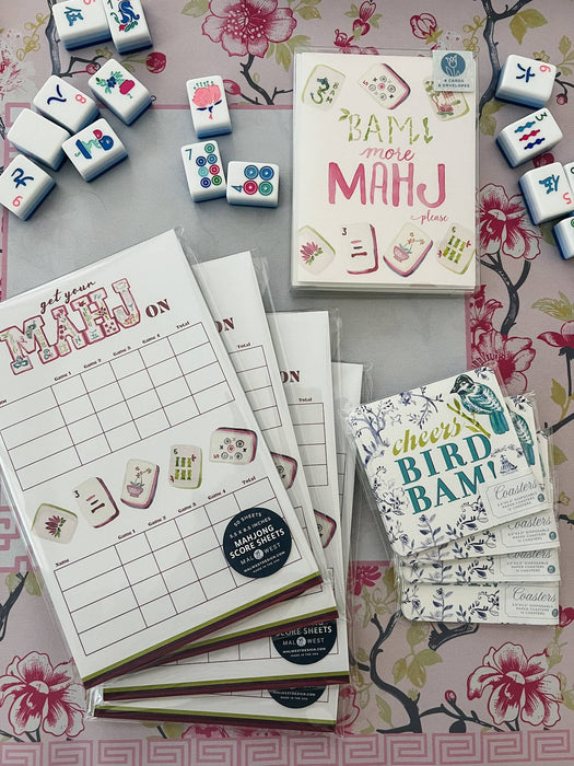 Mahjong Scorecard Notepad