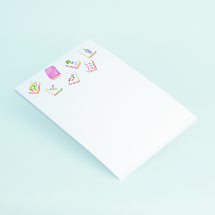 Large Mahjong Tiles Notepad