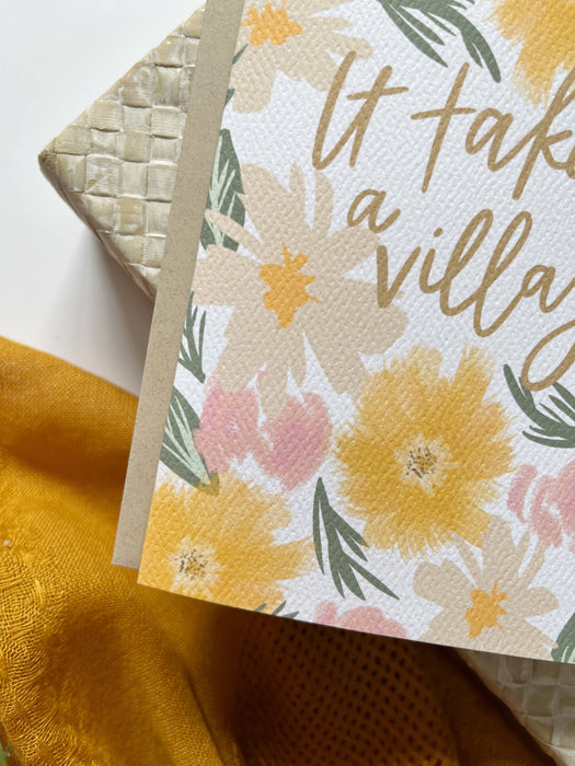 It Takes a Village Card