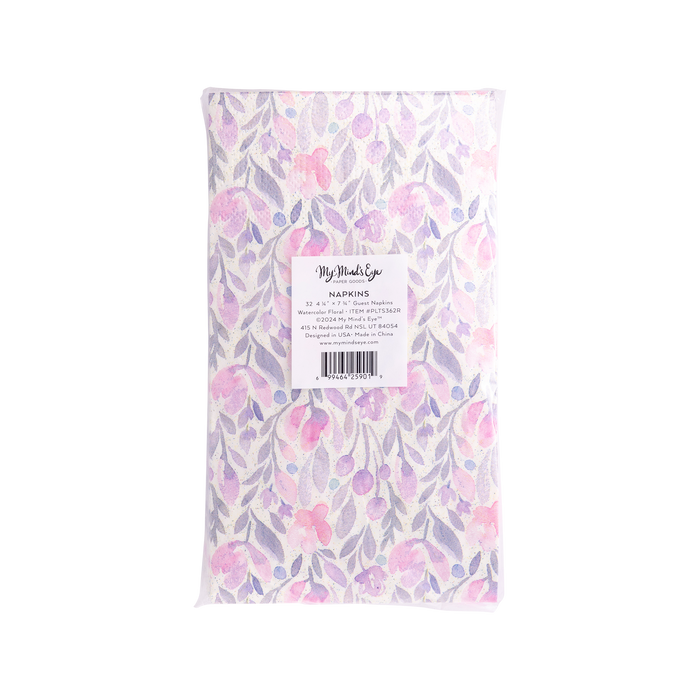 Watercolor Floral Napkin
