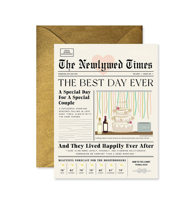 Newlywed Times Card