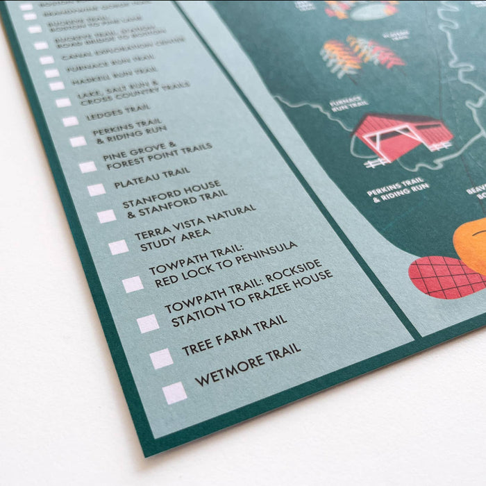 Cuyahoga Valley National Park Challenge Map
