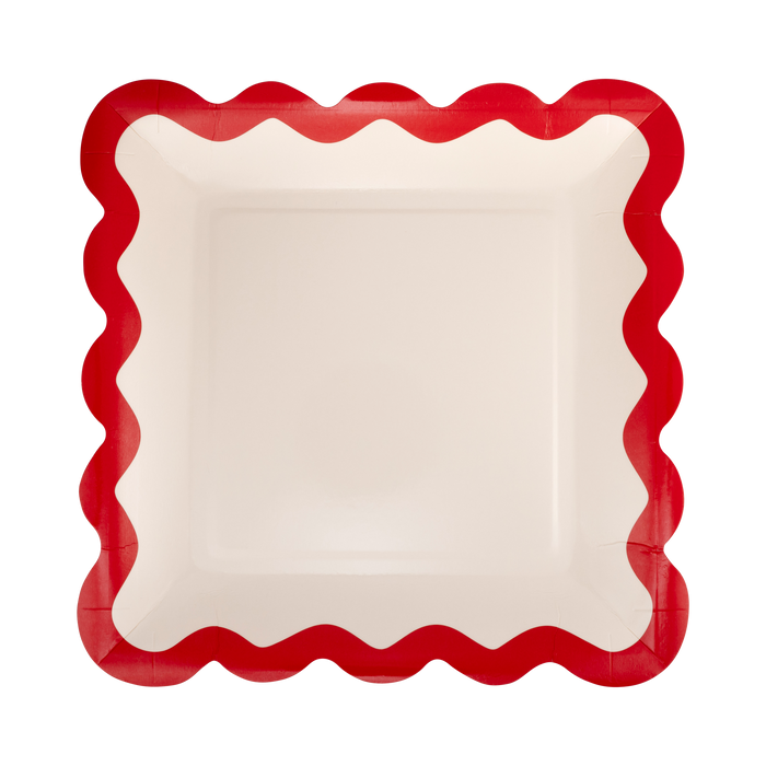 Assorted  Ric Rac Plate Set