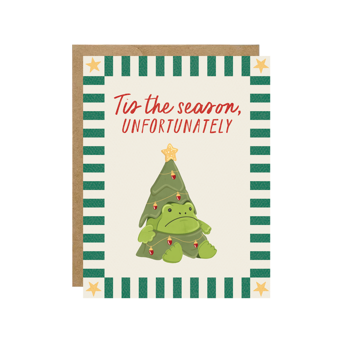 Tis The Season Jelly Frog Card