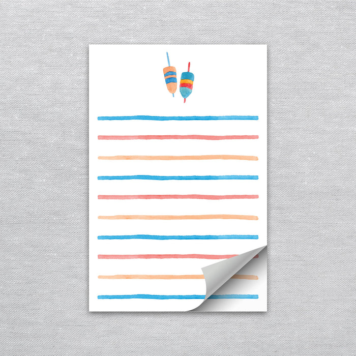 Watercolor Buoys Notepad