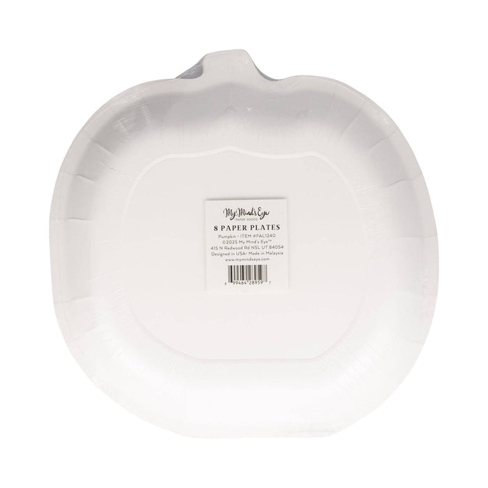 Falloween Pumpkin Shaped Plate
