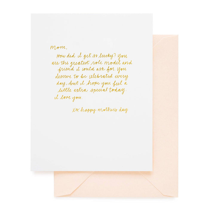 Letter to Mom