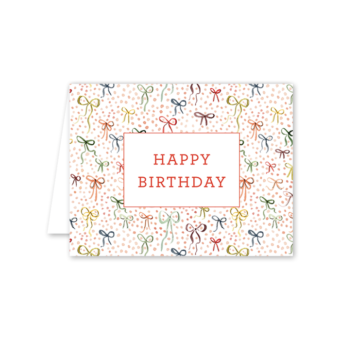 Paper Bows Birthday Card
