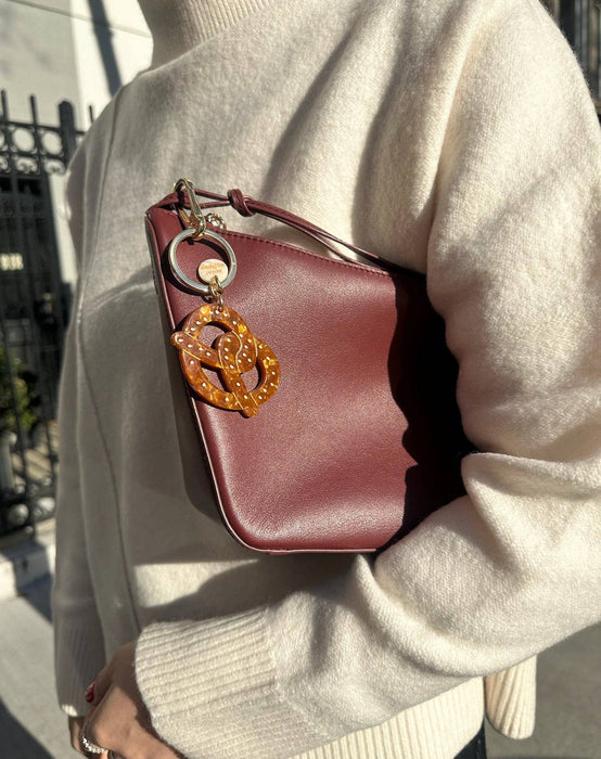 Pretzel Bag Charm & Keychain