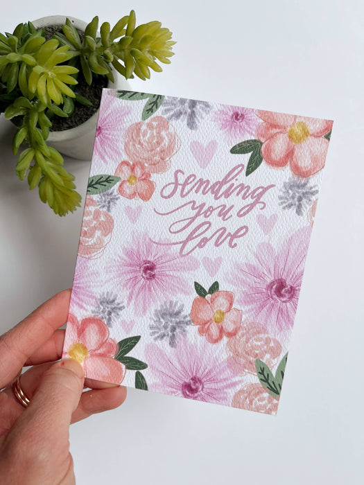Sending You Love Card