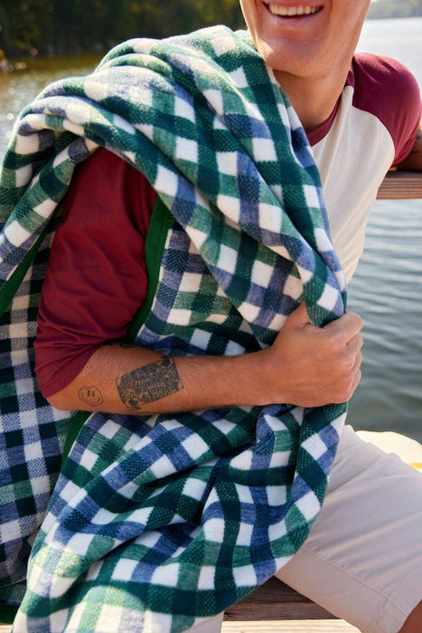 Pine Tree Plaid Blanket Original