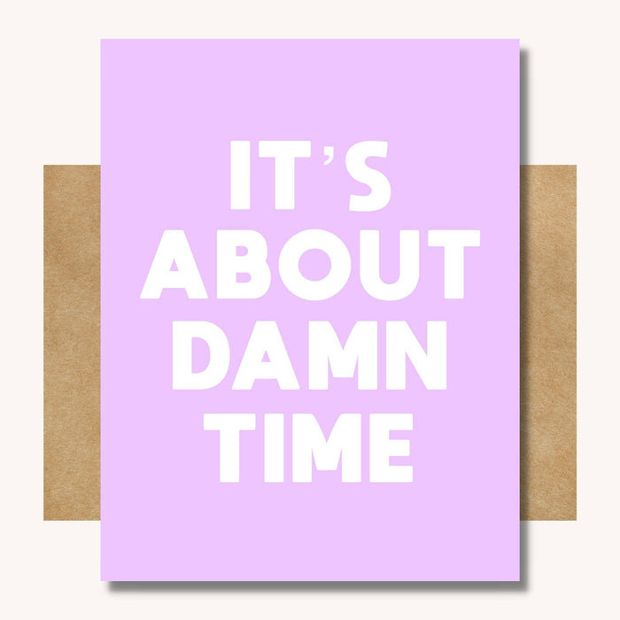 About Damn Time Card