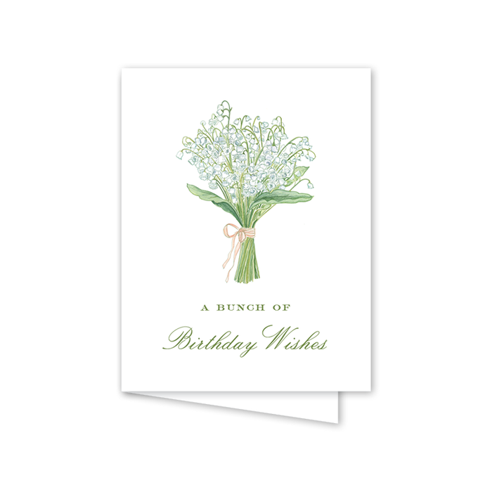 Lily of the Valley Birthday Card