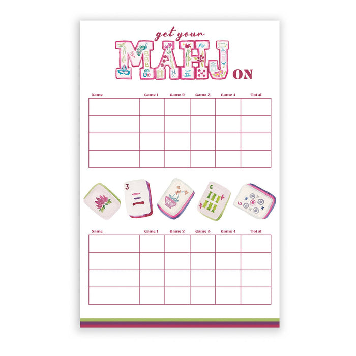 Mahjong Scorecard Notepad