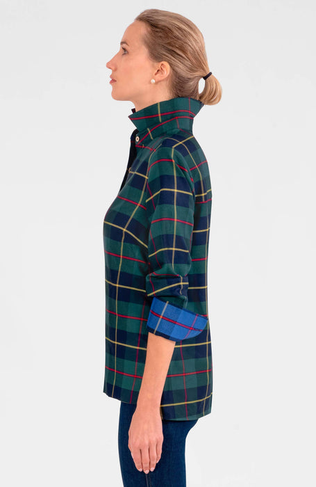 Green Plaidly Cooper Comfy Cozy Shirt