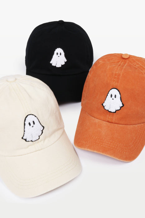 Beige Ghost Baseball Cap