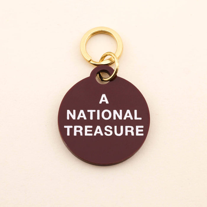 A National Treasure Pet Tag