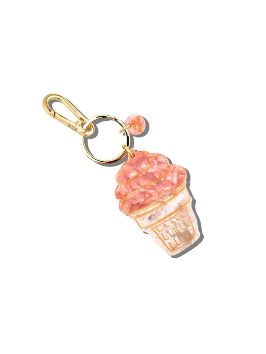 Soft Serve Icecream Bag Charm + Keychain