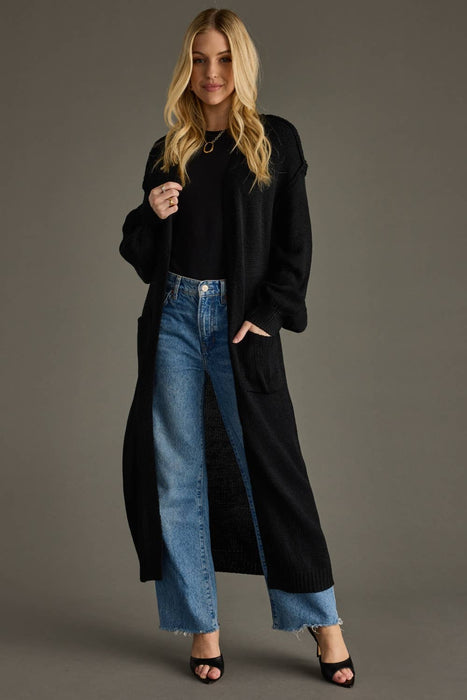 Black Duster Cardigan