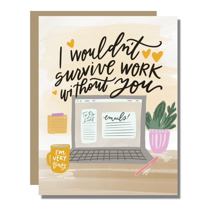 Work Bestie Card
