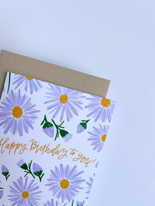 Daisy Birthday Card