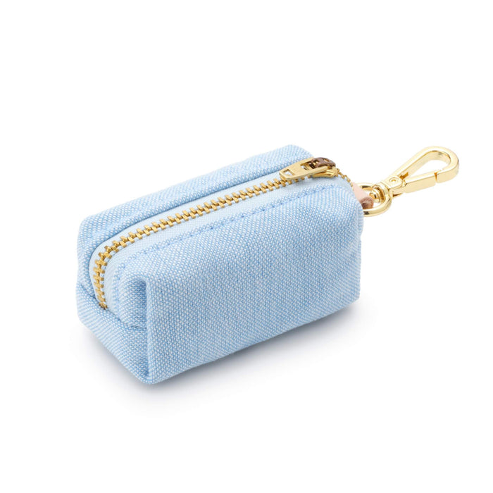 Blue Chambray Waste Bag Holder