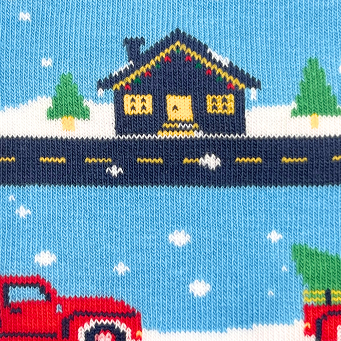 Christmas Vintage Truck Men's Socks