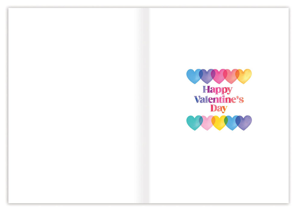 Rainbow Hearts Card