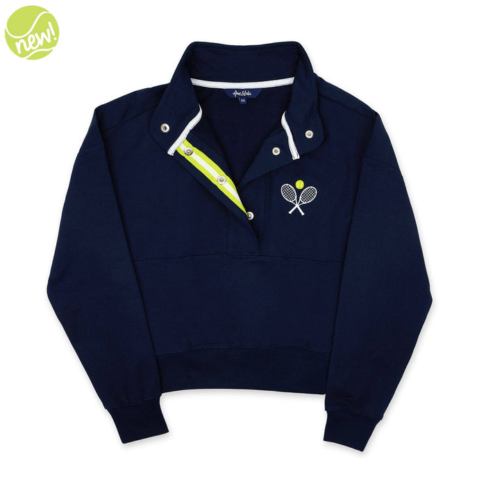 Navy Classic Racquets Pullover