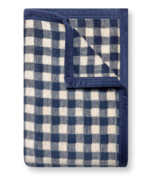 Gingham Navy Midi Blanket