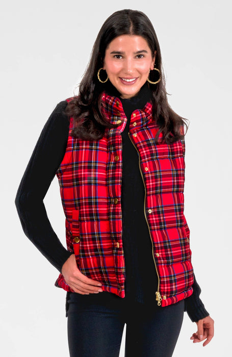 Puffer Vest | Red Duke Of York