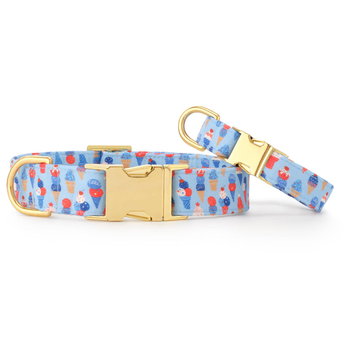 Star-Spangled Scoops Dog Collar