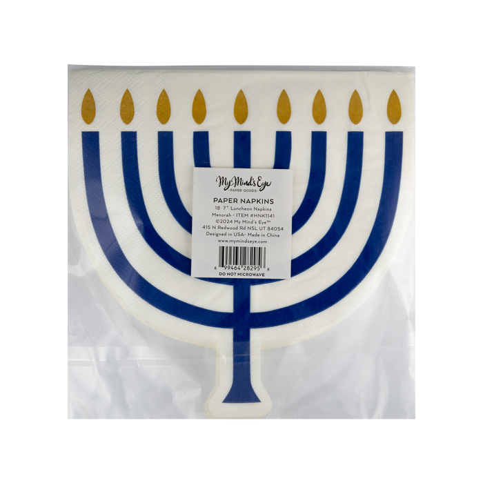 Menorah Luncheon Napkin