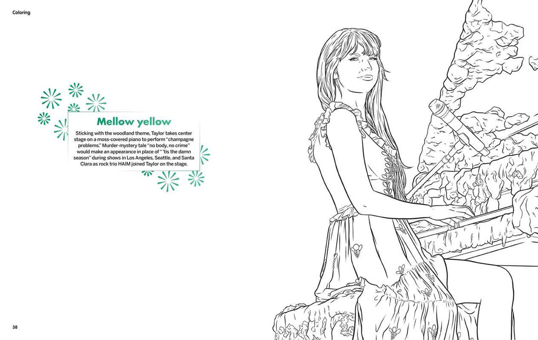 Taylor Swift Coloring & Activity Book