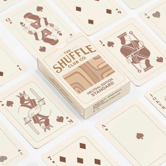 Neutral Modern Design Deck of Playing Cards