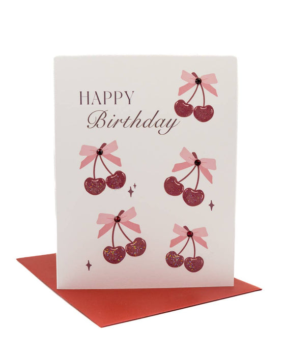 Sweetest Cherry Birthday Card