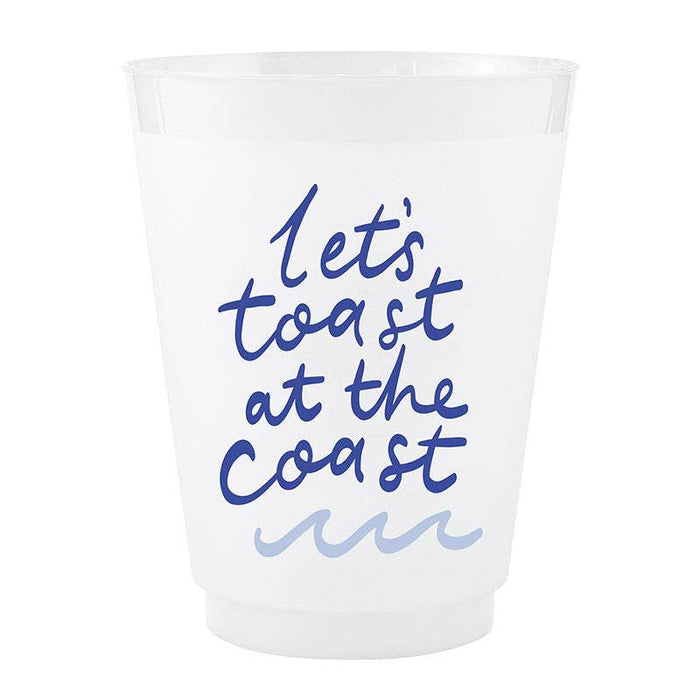 Let's Toast At The Coast Frost Cups