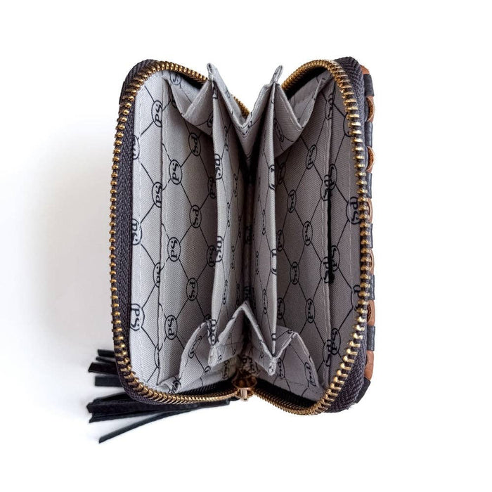 Wynona Woven Wallet | Brown