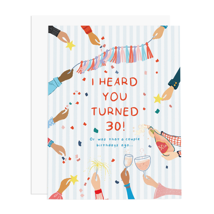 I Heard You Turned 30 Card