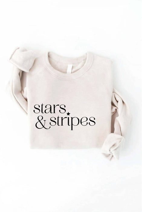 Heather Dust Stars and Stripes Sweatshirt
