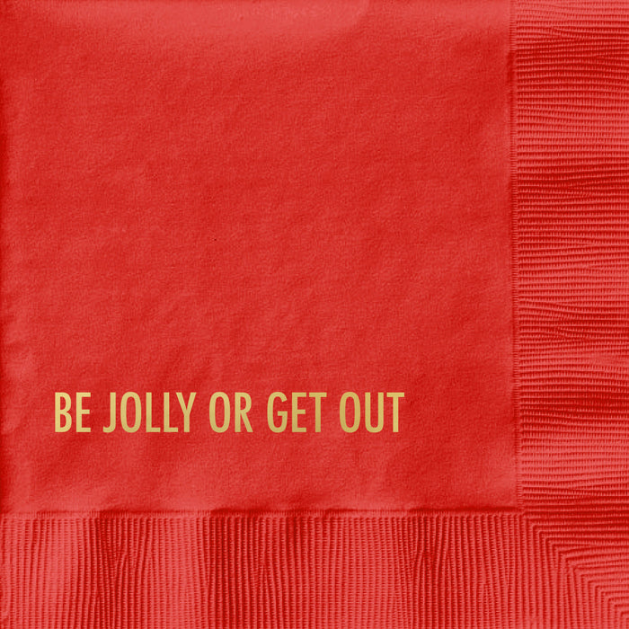 Be Jolly Cocktail Napkin