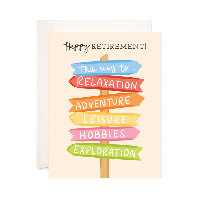 Retirement Signs Card