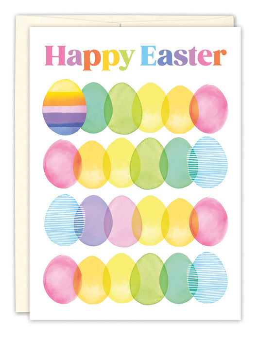 Colorful Eggs Card