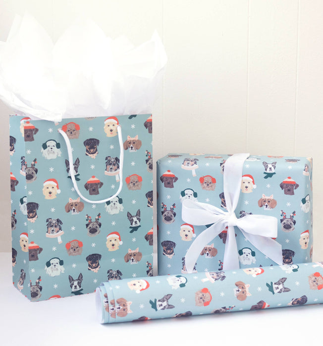 Holiday Dogs Gift Bag