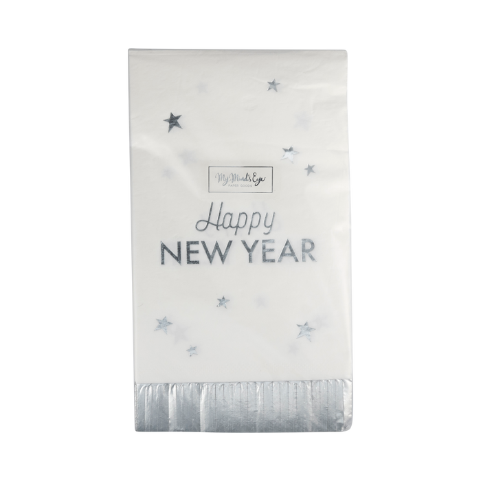 Happy New Year Fringed Napkin