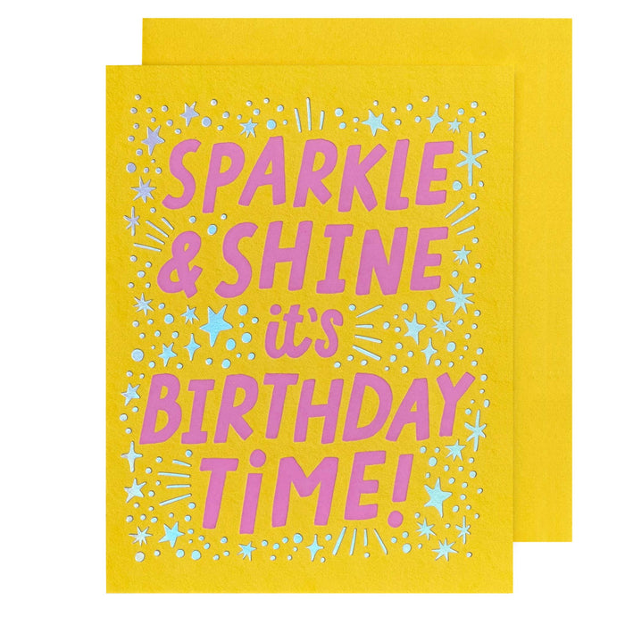 Sparkle & Shine Birthday Card