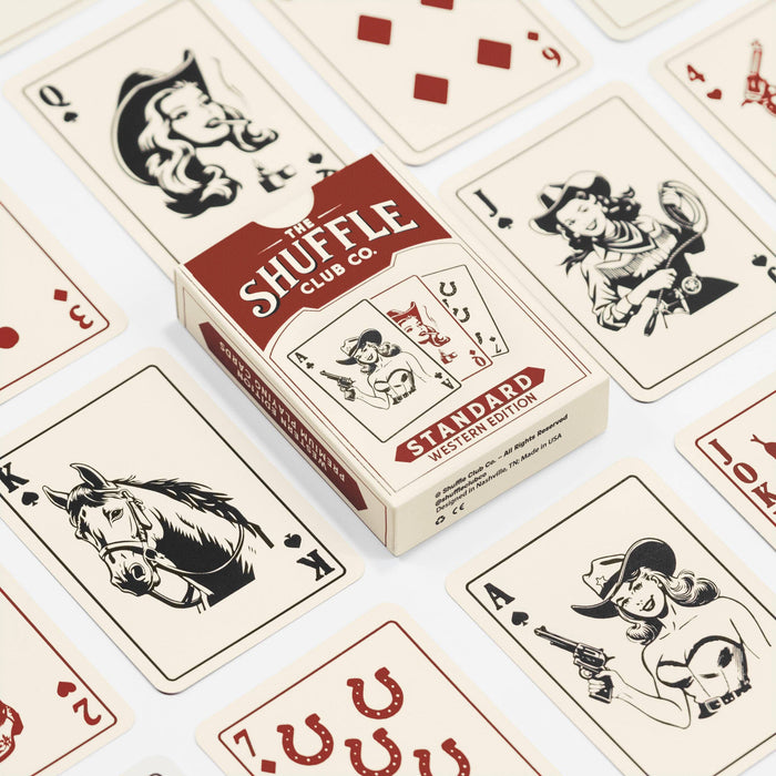 Vintage Cowboy Deck of Playing Cards