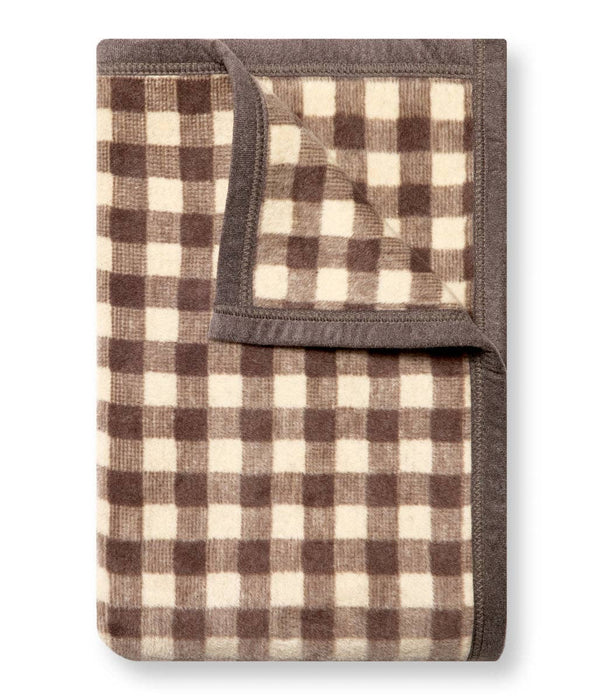 Gingham Mocha Midi Blanket