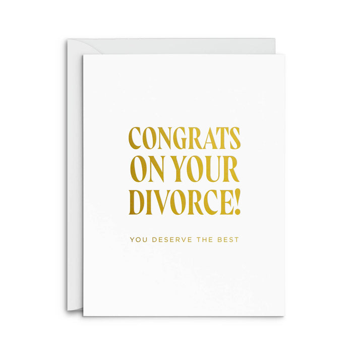 Divorce Congrats Card