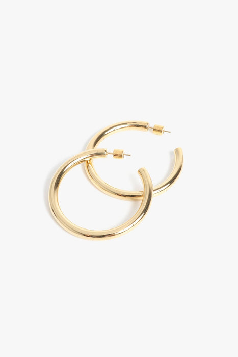 Gold Michaela 2" Hoops